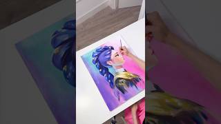 Rumi 🎨 painting #KPopDemonHunters