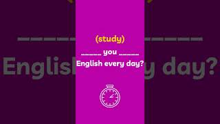 Present Simple Exercise | Affirmative, Negative & Questions ✍️🌟 #Shorts