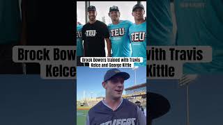Raiders TE Brock Bowers Trained With Travis Kelce and George Kittle at Tight End University