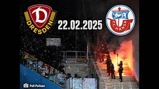SG Dynamo Dresden - F.C. Hansa Rostock CHAOS! 22.02.2025