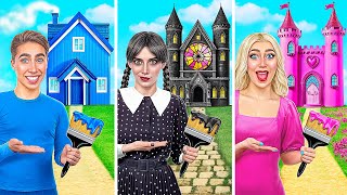Um Colorido Casa Desafio | Truques e Gadgets Secretos Fáceis Mega DO Challenge