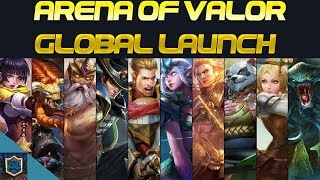 IT\'S FINALLY HERE ! Arena Of Valor Global Launch - Starting The Grind ( New Profile) AOV Livestream