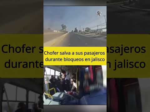 Así se vivió dentro del camión durante los bloqueos en Guadalajara