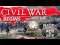 Comparing the North and South in the Civil War