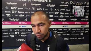 Júnior Sornoza en Somos IDV post partido ante Emelec