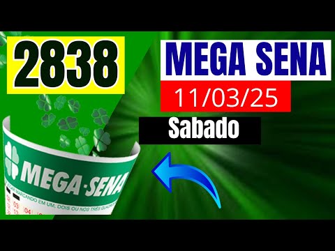 Mega-sena 2838  -  Resultado da Mega Sena de hoje Concurso 2838