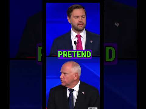 JD Vance owning Tim Walz Debating the Economic Records of Trump and Harris. Vice Presidential Debate