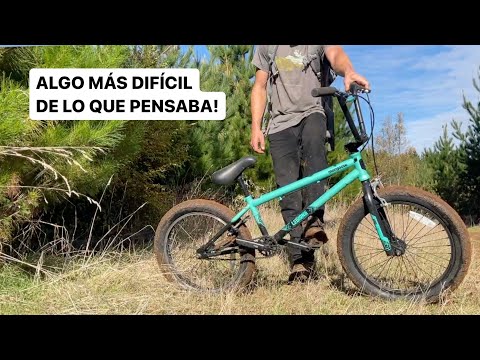 Primeras Bajadas con una Bicicleta de BMX en el Cerro!