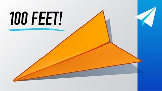 New EASY Paper Airplane that Flies REALLY Far!!! — How to Make Quick Blade