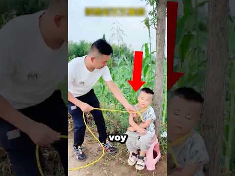 Quiso hacerle una broma a su hijo… y salió mal 😂💥