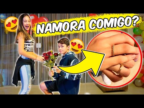 PEDIDO OFICIAL DE NAMORO💍🌹*ELE ME DEU ALIANÇA E MEU PAI FICOU MUITO BRAVO*🤬 ⚡︎ Na mala da Mila