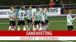 Screenshot van video Samenvatting Excelsior'31 - SC Genemuiden