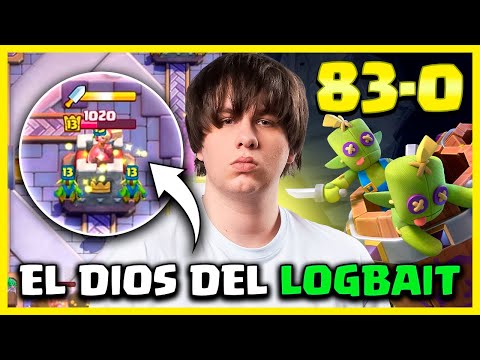 RECORD HISTÓRICO: El DIOS Del LOGBAIT HUMILLA a todos 83-0 en Clash Royale