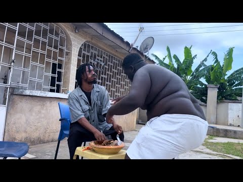 Father Ankrah Vs Biggie Greedy Food game 😳
