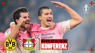 Maza führt Werkself ins Pokal-Viertelfinale | PK mit Kasper Hjulmand & Niko Kovac