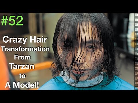 Curly Hair Transformation 2019 ✔︎ (Scissors Haircut Tutorial) Best Barber in the UAE