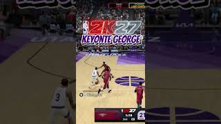 Keyonte George ON FIRE!! #nba2k27 #shorts