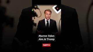 'Unacceptable, Stupid Comments': Macron Hits Back At Trump Over France Unrest