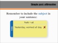 Simple Past Tense Practice