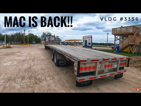 MAC IS BACK!! | My Trucking Life | Vlog #3356
