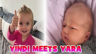 YINDI KOMT KENNIS MAKEN MET YARA THUIS!!!