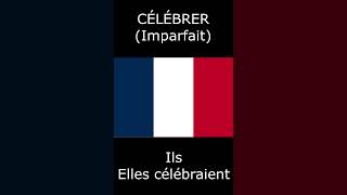 PAST TENSE "To celebrate" ("célébrer"/"fêter") conjugation in French 🇫🇷 #learning #learningfrench