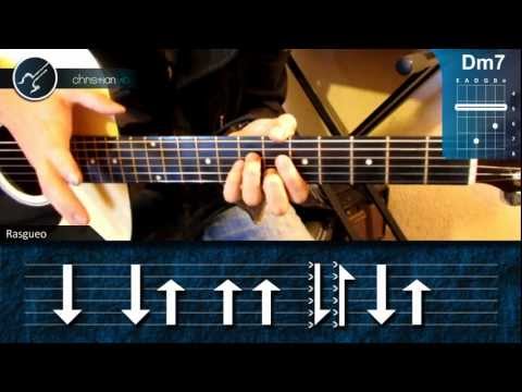 Cómo tocar "Mi Historia Entre tus Dedos" de Gianluca en Guitarra (HD) Tutorial - Christianvib