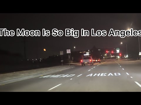 The Big Moon In Los Angeles |