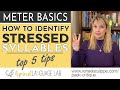 Identifying Stressed Syllables in Poetry