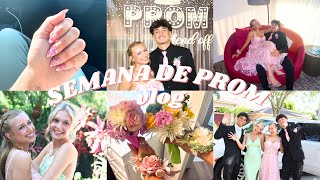 🇺🇸 Mi semana de PROM 👩‍🎓 Preparativos + baile de GRADUACIÓN de SENIOR PROM | VLOG