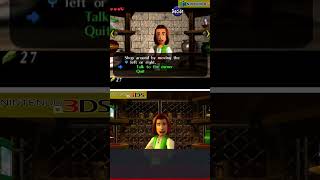 The Market in Zelda: Ocarina of Time - Nintendo 64 Original vs. 3DS Remake