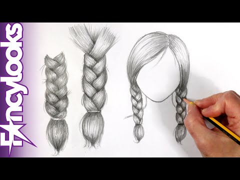 Dibujar Trenzas es fácil - paso a paso