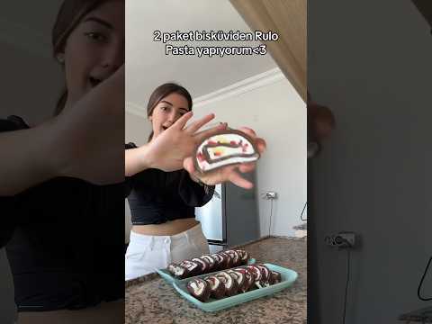 Bisküviden Rulo Pasta tarifi?!