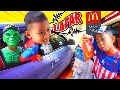 Drama SuperHero Kelaparan, Coba Pesan Drive Thru McDonald