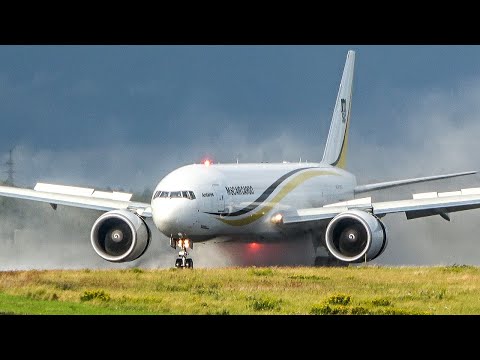 AVIATION REVIEW OF YEAR 2024 - LIEGE MIX - Boeing 747, B767, AN124, An12, A300 ... (4K)