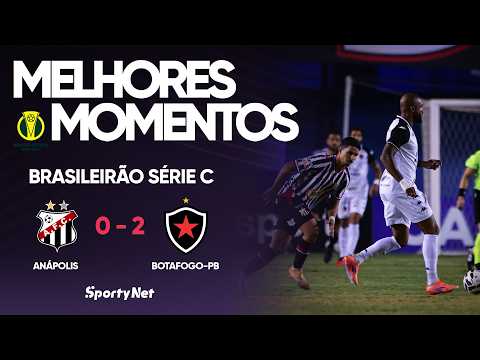 Anápolis FC-GO 0 x 2 Botafogo-PB
