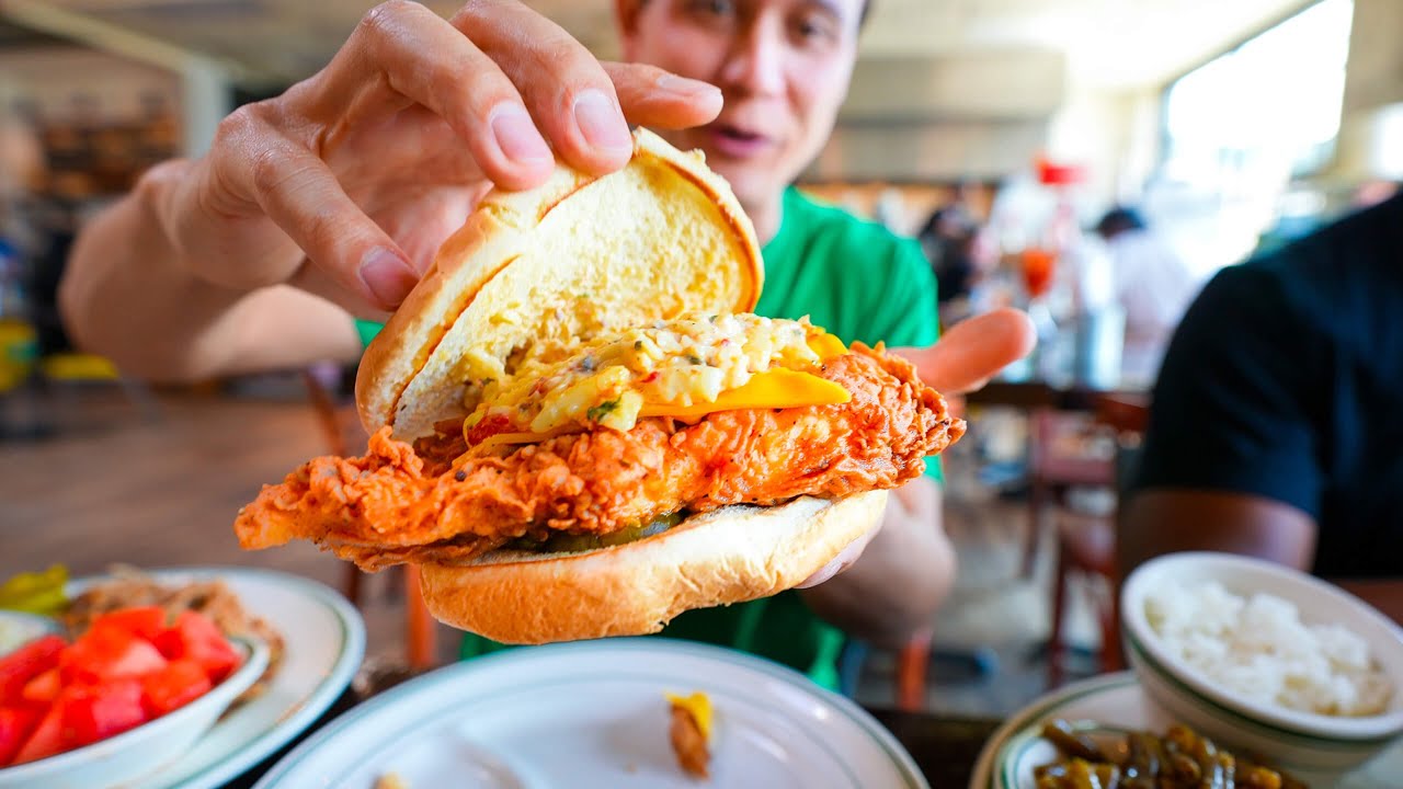 America s Best Chicken Sandwich! ASHEVILLE FOOD TOUR + Brisket Cheesesteak in North Carolina!
