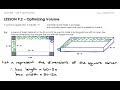Optimizing Volume of Geometric Shapes