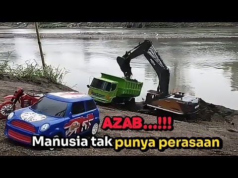 Over muatan truk hino jatuh ke sungai - kisah inspiratif #ceritarakyat