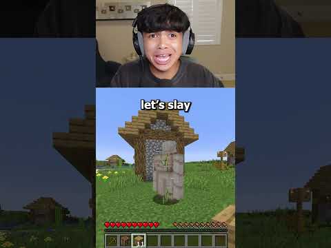 Minecraft But I Can’t Say the Letter i #minecraft