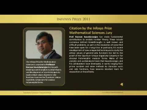 Winner's Announcement - Infosys Prize 2011 Mathematical Sciences