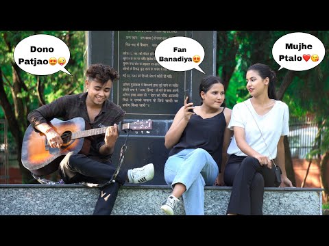 Badly Singing Prank With Twist| Galliyan Returns Song In Public |Shocking Girls Reaction😱| Jhopdi K