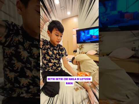 CIKI NAILA DILETUSIN RAKA! #holidaywithyoutube #kakakadik #jajananviral #anakjajan #trendingshorts
