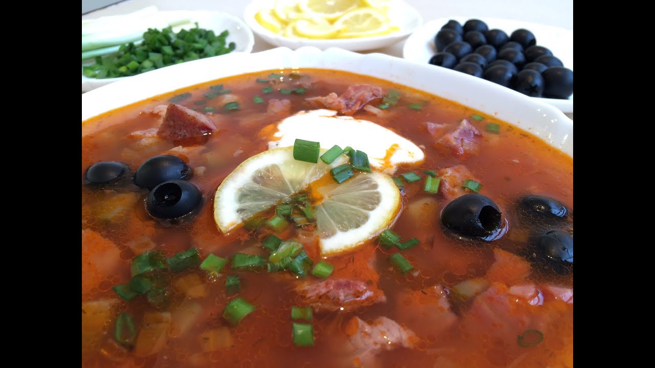 Солянка сборная мясная - самая вкусная (очень простой рецепт) soup