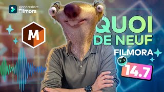 Quoi de neuf dans Filmora 14.7? Audio Haute Résolution, Video IA & Tracking Mocha !