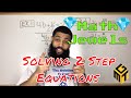 Solving Two-Step Equations with Fractions