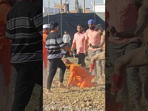 Baba Ko bachaya Javed Gani pahalvan,, #dangal #kushtidangal #shortvideos #wrestling
