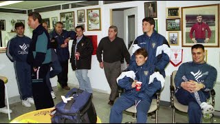 Encierro de los jugadores en el Arcángel (9/2/1999)