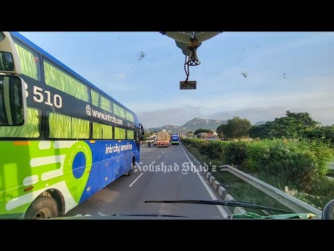 EXTREMELY AGGRESSIVE volvo Bus driving with back to back Thrilling overtakes🙌Srinivas anna in action