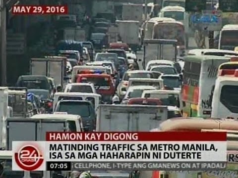 Matinding Traffic Sa Metro Manila Isa Sa Mga Haharapin Ni Duterte